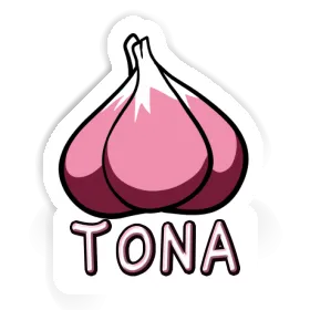 Sticker Knoblauch Tona Image