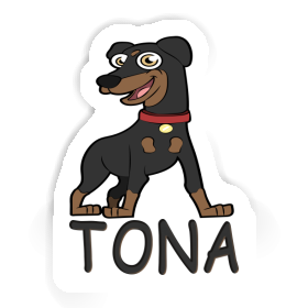 Sticker Pinscher Tona Image