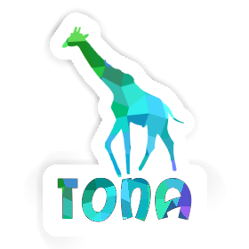 Sticker Giraffe Tona Image