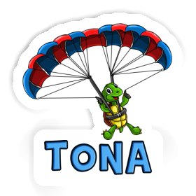 Sticker Gleitschirmflieger Tona Image