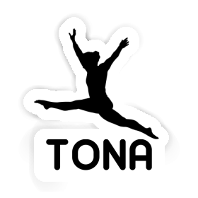 Autocollant Gymnaste Tona Image