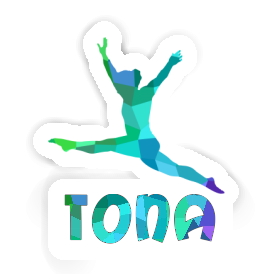 Aufkleber Gymnastin Tona Image