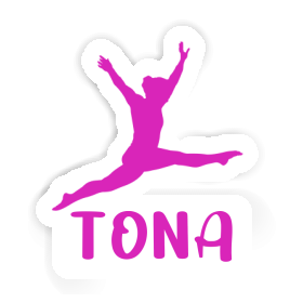 Gymnast Sticker Tona Image