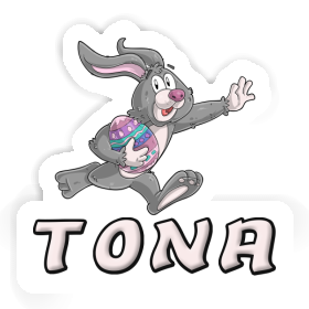 Sticker Tona Rugby rabbit Image