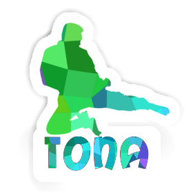 Sticker Karateka Tona Image