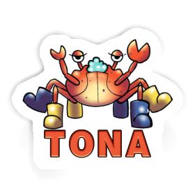 Crabe Autocollant Tona Image