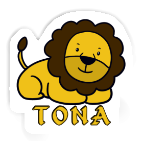 Tona Autocollant Lion Image