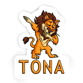 Tona Autocollant Lion Image