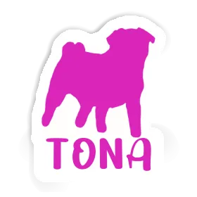 Sticker Pug Tona Image