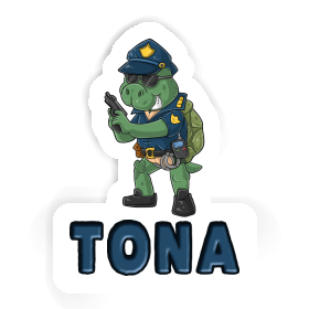 Sticker Police Officer Tona Image