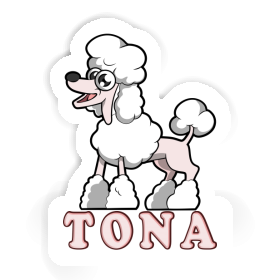 Sticker Tona Poodle Image