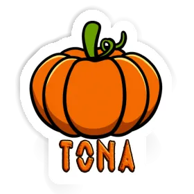 Pumpkin Sticker Tona Image