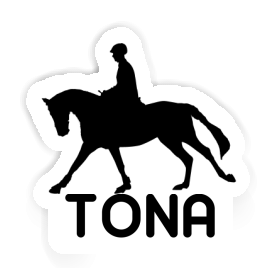 Tona Sticker Horse Rider Image