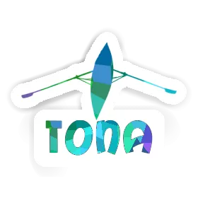 Sticker Tona Rowboat Image