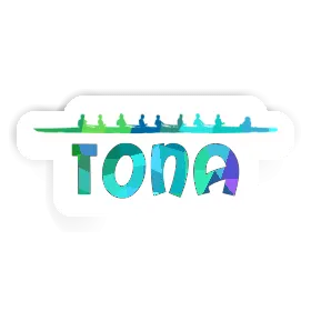 Sticker Tona Rowboat Image