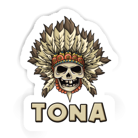 Aufkleber Kinder Totenkopf Tona Image