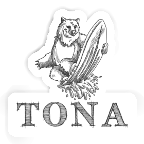 Sticker Surfer Tona Image