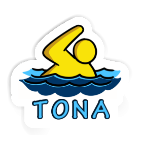 Sticker Tona Swimmer Image