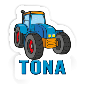 Autocollant Tracteur Tona Image