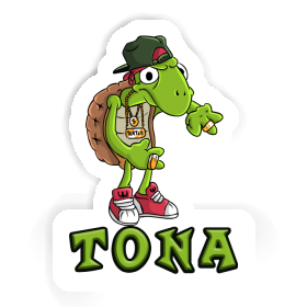 Tona Sticker Hip Hop Turtle Image