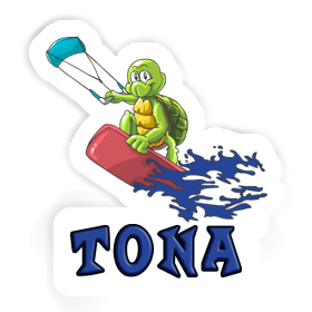 Tona Sticker Kitesurfer Image