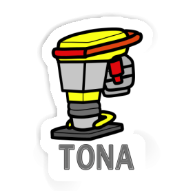 Vibratory tamper Sticker Tona Image