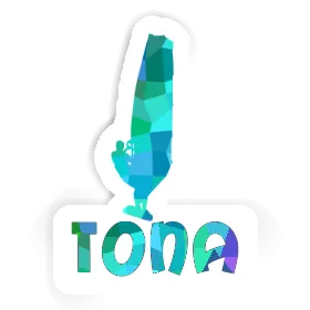 Windsurfer Sticker Tona Image