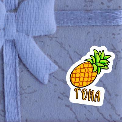 Autocollant Tona Ananas Notebook Image