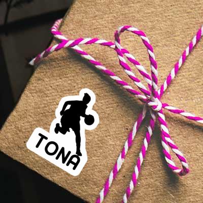 Tona Sticker Basketballspielerin Image