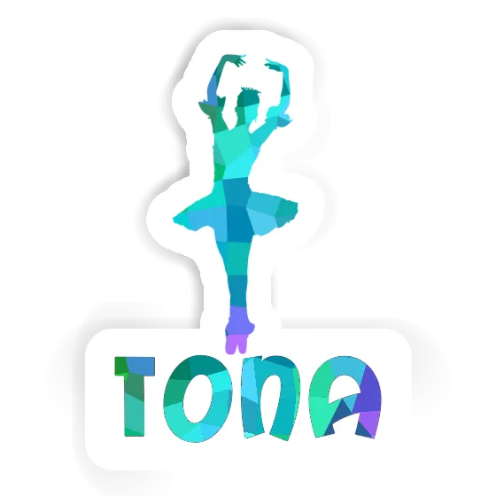 Sticker Ballerina Tona Laptop Image