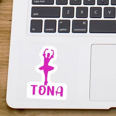 Autocollant Tona Ballerine Laptop Image