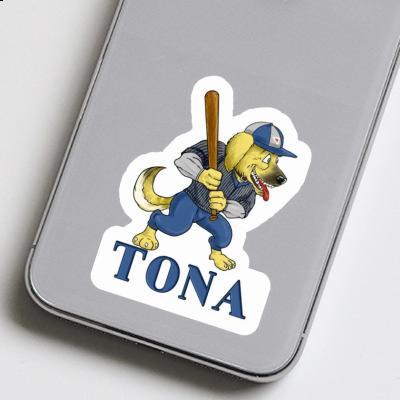 Sticker Baseball Dog Tona Gift package Image