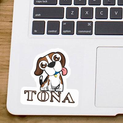 Sticker Beagle Tona Image