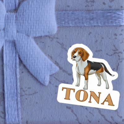 Sticker Tona Beagle Gift package Image