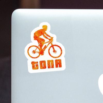 Tona Aufkleber Biker Laptop Image