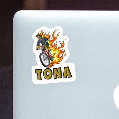 Tona Sticker Freeride Biker Laptop Image