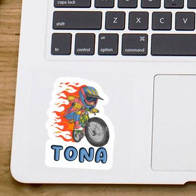 Tona Sticker Freeride Biker Laptop Image