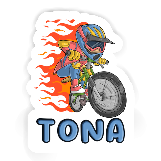 Tona Sticker Freeride Biker Image