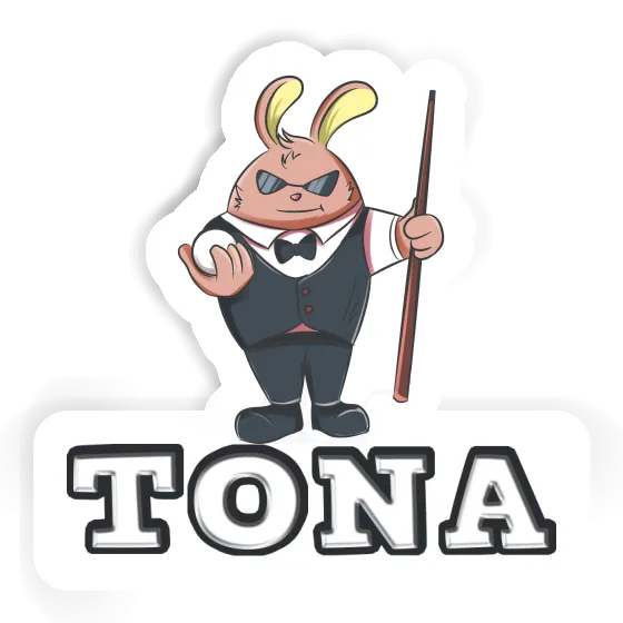 Aufkleber Hase Tona Notebook Image