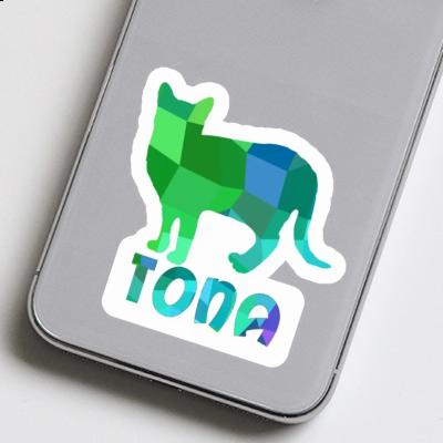 Autocollant Tona Chat Image