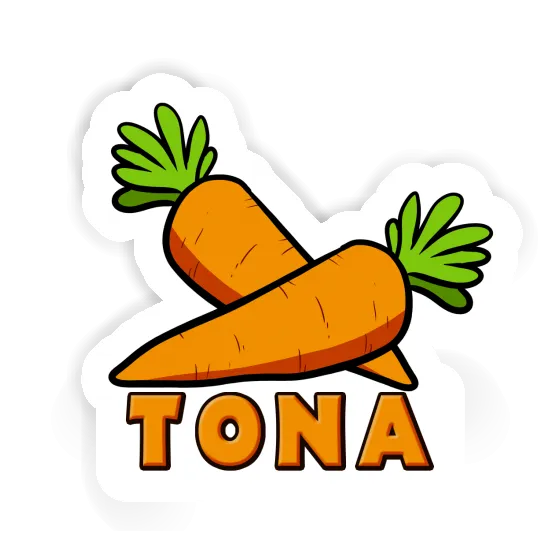 Sticker Tona Carrot Notebook Image