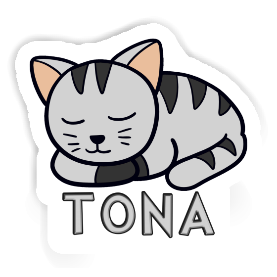 Aufkleber Katze Tona Gift package Image