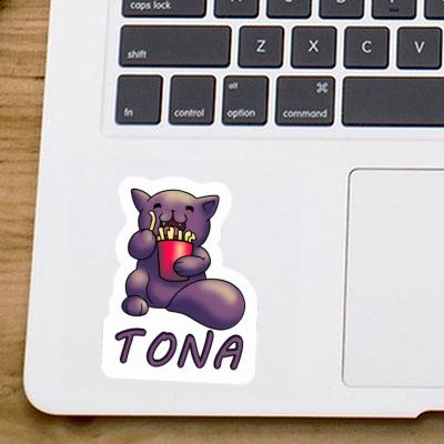 Sticker Cat Tona Notebook Image