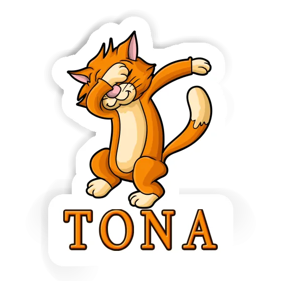 Sticker Dabbing Cat Tona Gift package Image