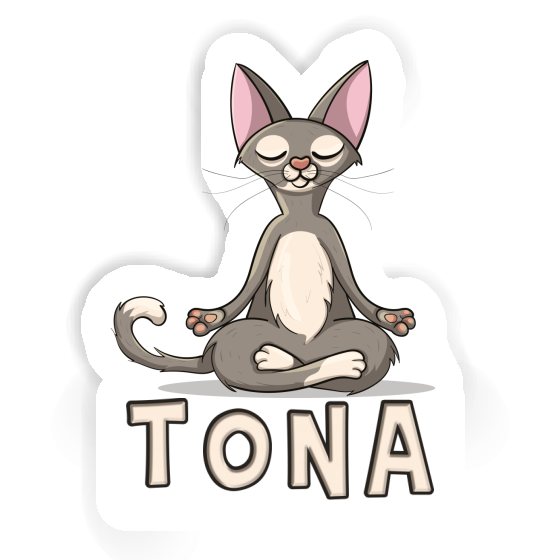 Tona Sticker Yoga Notebook Image