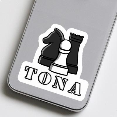 Tona Autocollant Pièce d'échec Laptop Image