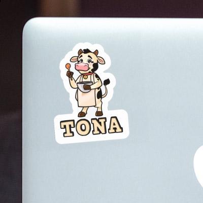 Sticker Tona Kuh Notebook Image