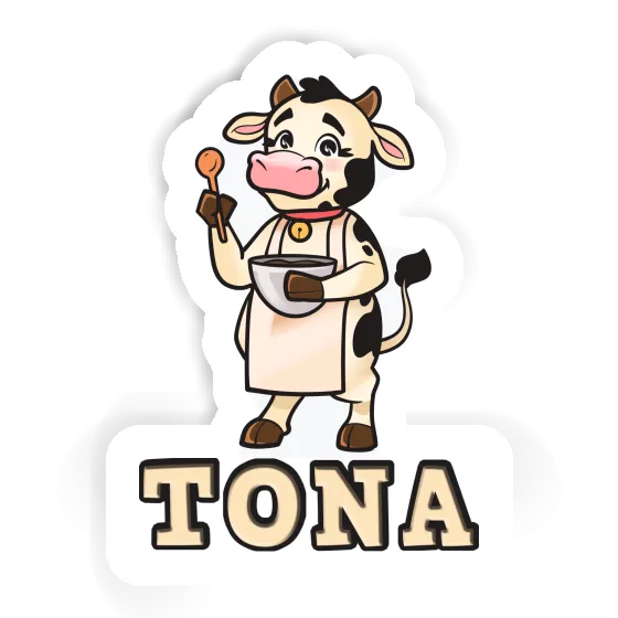 Sticker Tona Kuh Notebook Image