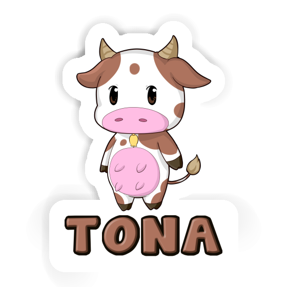 Sticker Tona Cow Notebook Image