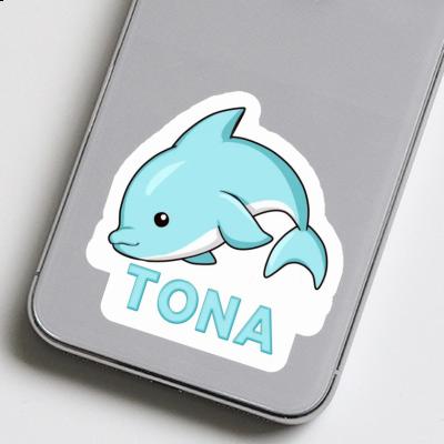 Sticker Tona Dolphin Gift package Image